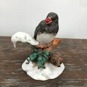 2000 Lenox Christmas Snowbird Figurine Limited Edition Handcrafted Fine Porcelai